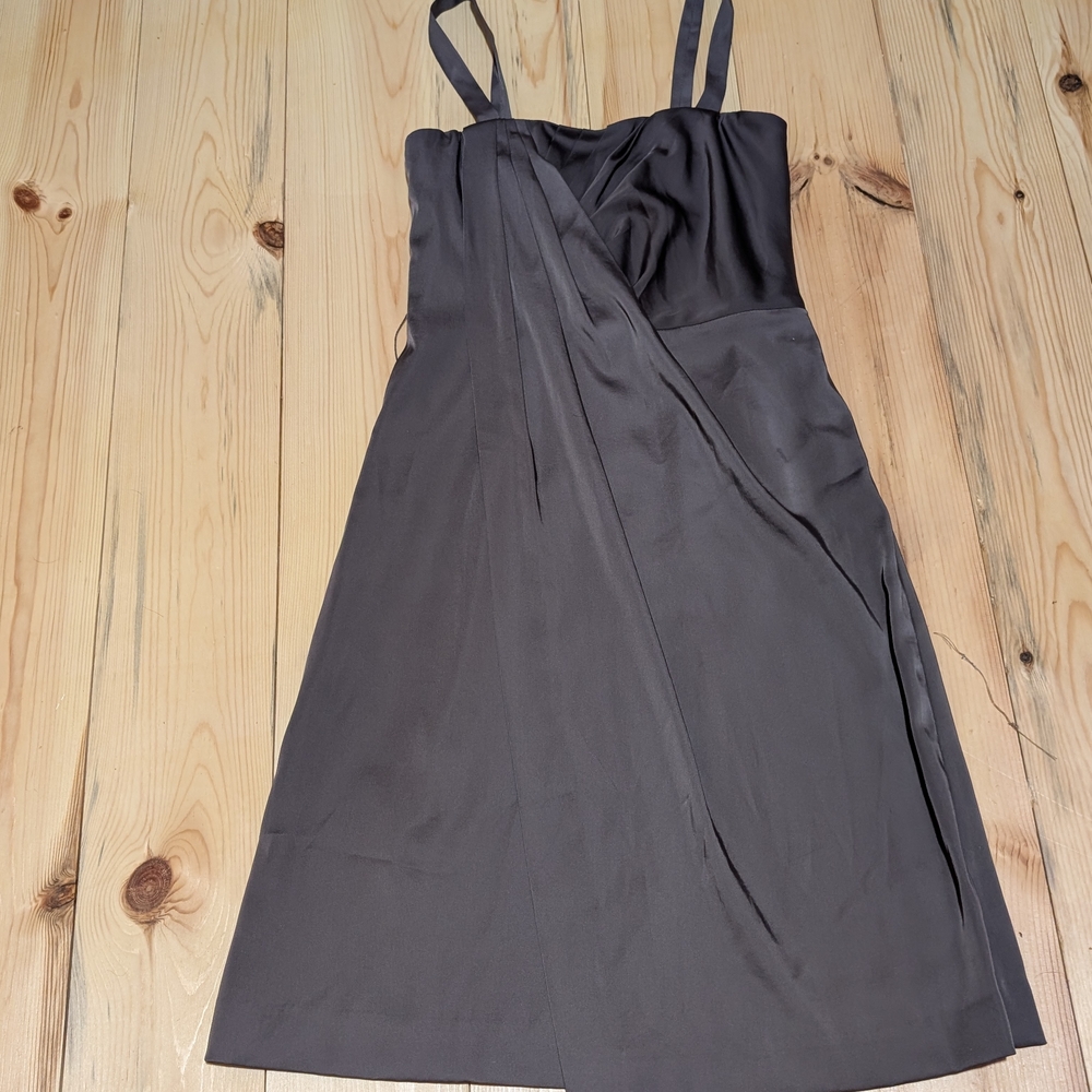 Chic Charcoal Midi Dress